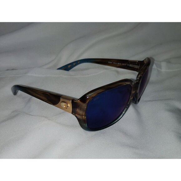 Costa Gannet Blue Lens Tortoise Frame Women's Sunglasses Polarized 58mm - Picture 3 of 11